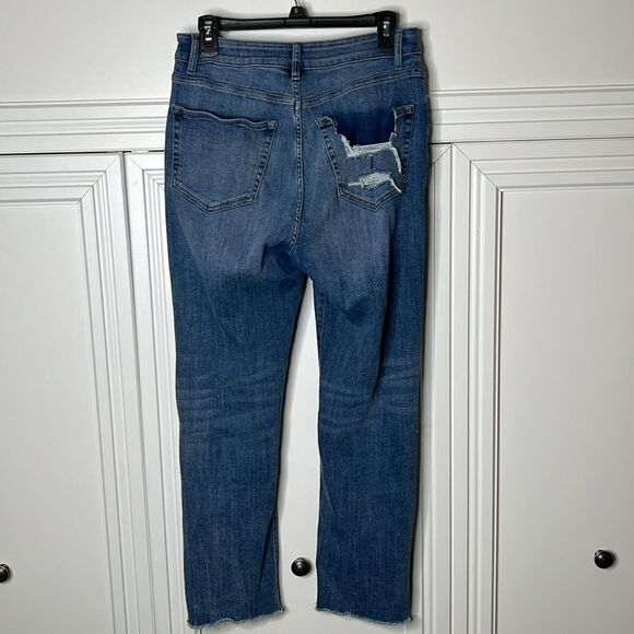 Warp + Weft Los Feliz High Rise Relaxed Straight Jeans Size 29/28 - Picture 3 of 7